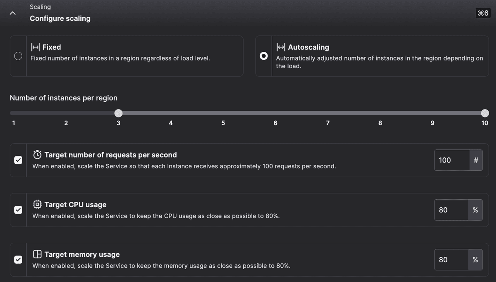 Autoscaling with Koyeb